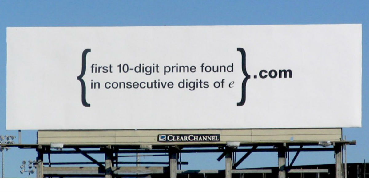 Googles billboard